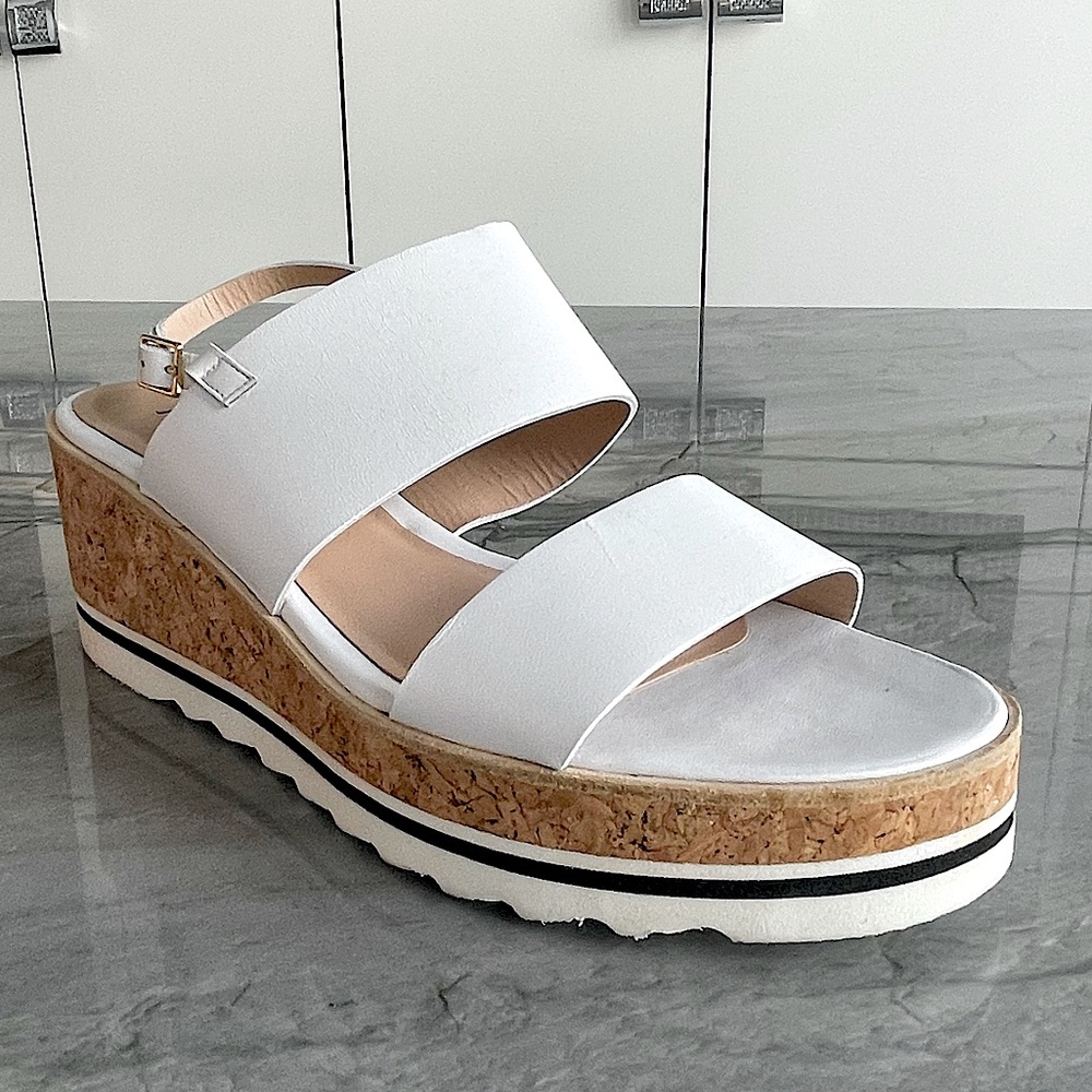 Jon Josef - White Cool Platform Sandals Limited Edition